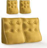 Combinable Ergonomic Bed Pillow Linen-Yellow